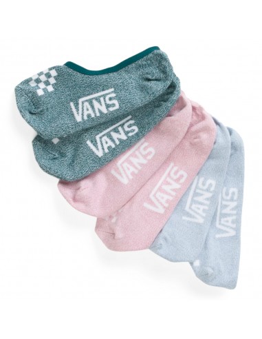 VANS Classic Marled - Ashley Blue - Pack de 3 Socquettes enfants