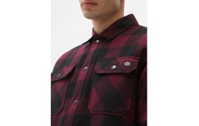 DICKIES Chemise Sacramento Doublée - Bordeaux - Veste