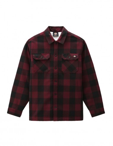 DICKIES Chemise Sacramento Doublée - Bordeaux - Veste