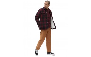 DICKIES Chemise Sacramento Doublée - Bordeaux - Veste