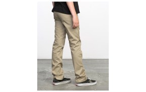 RVCA Weekday Stretch - Beige - Pantalons enfants (dos)