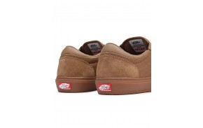 Skate shoes VANS Gilbert Crockett - Marron - logo