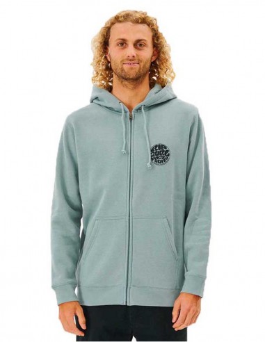 RIP CURL Wetsuit Icon - Mineral Blue - Sweat à Capuche