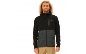 RIP CURL Departed Anti Series - Black/Grey - Veste à capuche