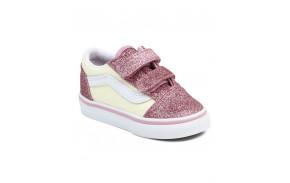 Skate shoes pour enfants VANS Old Skool V paillettes