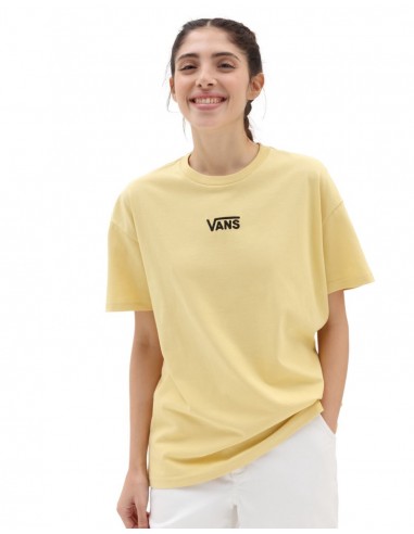 V - T-shirt VANS Oversized Raffia - Flying Yellow