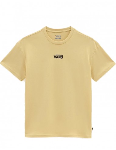 VANS Flying V Oversized Raffia - - Yellow T-shirt