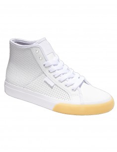 DC Shoes Manual Hi - White Gum - Chaussures de Skate