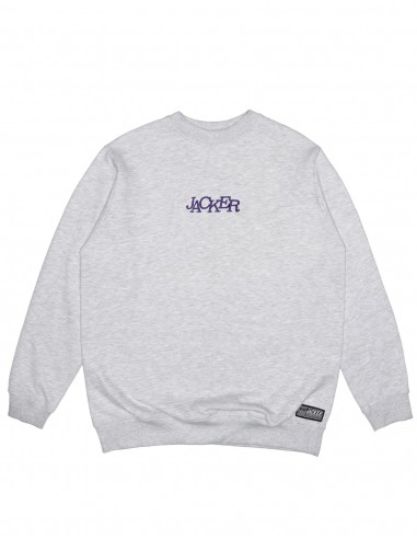 JACKER Select Logo - Gris - Crewneck