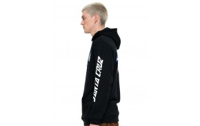 SANTA CRUZ Eclipse Dot - Black - Sweat à capuche (gomme)