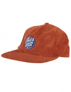 Casquette velours cotelé SANTA CRUZ Eclipse dot