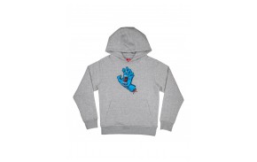 SANTA CRUZ Youth Screaming Hand - Heather Grey - Sweat à capuche Enfants