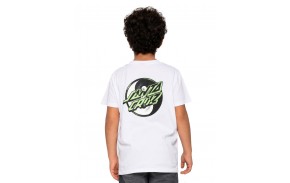 SANTA CRUZ Youth Yin Yang Dot - Blanc - T-shirt Enfant (dos)