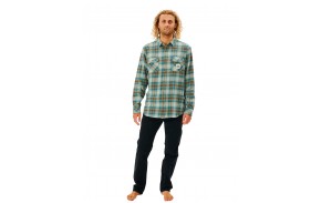 RIP CURL Salt Water Culture Flannel - Mint - Chemise (homme)