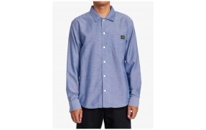 Chemise pour hommes RVCA Bleu Day Shift