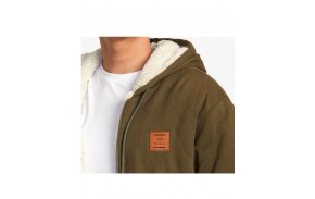 RVCA Arrow - Sequoia - Sweat à capuche zippé