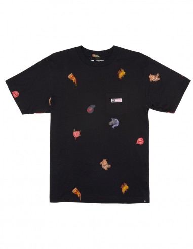 DC SHOES x Marvel Deadpool All Over - Noir - T-shirt avec poche