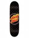 SANTA CRUZ Flame Dot Check 7-Ply Birch 8.5" - Deck von Skateboard