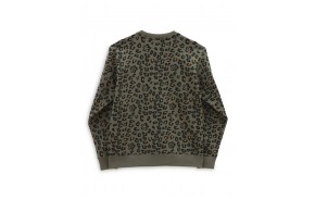 VANS Floral Animal - Vert - Sweat Crewneck Femmes (dos)