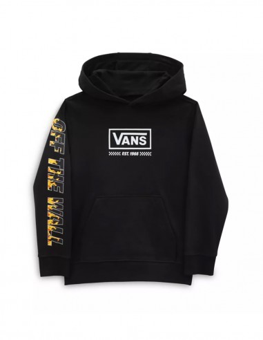 VANS Digi Flames - Noir - Sweatshirt à capuche enfants