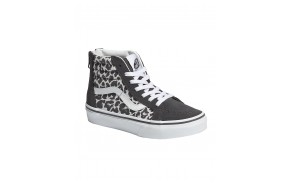 VANS SK8-Hi Zip Snow Leopard - Asphalt - Chaussures Femmes