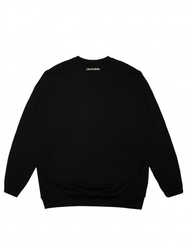 JACKER Brunch - Noir - Sweat Crewneck (dos)