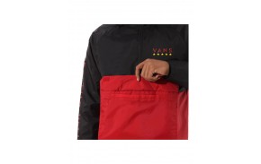 VANS Victory Anorak- Noir Rouge- K-way