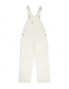 DICKIES Duck Canvas Bib - Blanc - Salopette