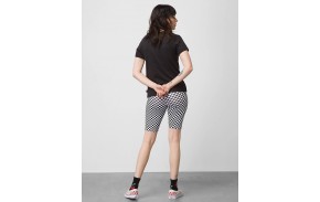 VANS Flying V Print - Black/White Checkerboard - Legging Short Femmes (dos)