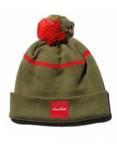 CHOCOLATE Beanie Pineline Olive - Kaki - Bonnet