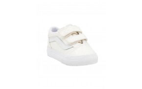 VANS Old Skool V - Glitter White - Chaussures Enfants