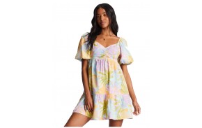 BILLABONG Be Mine - White/Multi - Robe babydoll