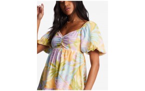 BILLABONG Be Mine - White/Multi - Robe babydoll promo