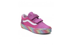 VANS Old Skool - Glitter Rainglow - Chaussures à Scratch Enfants