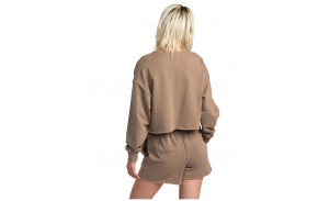 RVCA Test Drive - Dark Khaki - Crewneck Femme