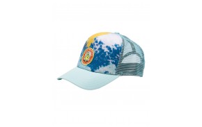 VANS Checkers Curved Bill - Blue Glow - Casquette Trucker