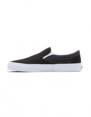 VANS Classic Slip-On Summer Linen - Black - Chaussures de skate Homme