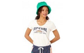 RIP CURL Daybreak V - Bone - T-shirt Femmes Col V