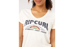 RIP CURL Daybreak V - Bone - T-shirt manches courtes Femmes Col V