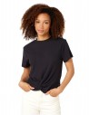 RIP CURL Lauria RIB - Black - T-Shirt Frauen