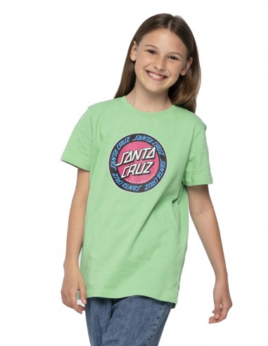 SANTA CRUZ Outer Ringed Dot - Apple Mint - T-shirt Enfant