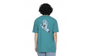 SANTA CRUZ Screaming Hand Chest - Verdigris - T-shirt Homme