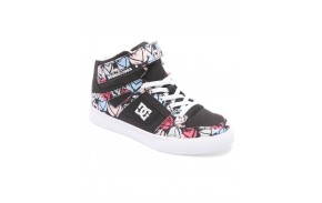 DC SHOES Pure Hi EV - Black/Multi - Chaussures de skate Enfants