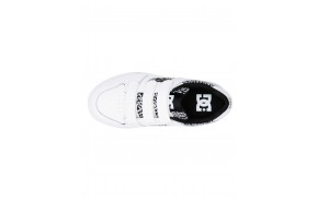 DC SHOES Pure V - Black/White Print - Chaussures de skate Enfants (scratch)