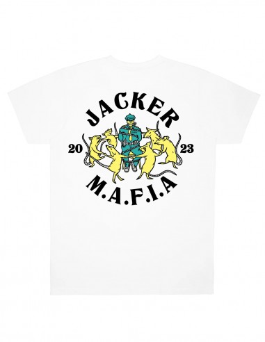 JACKER Dancing Rats - Blanc - T-shirt Homme