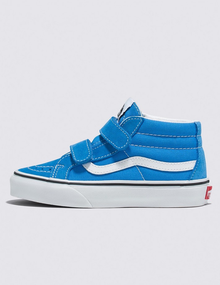 Vans sk8 mid blue hot sale