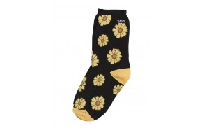 VANS Ticker Sock - Sunfloral Black/Ochre - Chaussettes Enfants