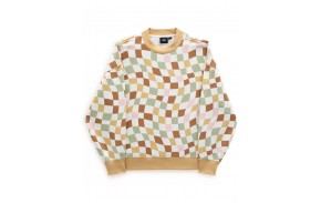 VANS Slouchy Crew - Ochre - Sweat à Capuche