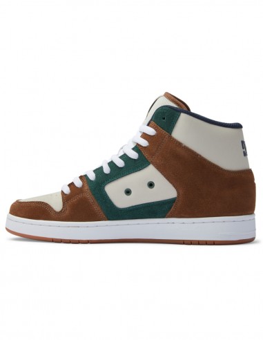 DC SHOES Manteca 4 Hi S - Brown/Brown/Green - Chaussures de skateboard