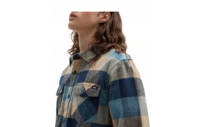 VANS Box Flannel - Crown Blue/Navy - Chemise hiver